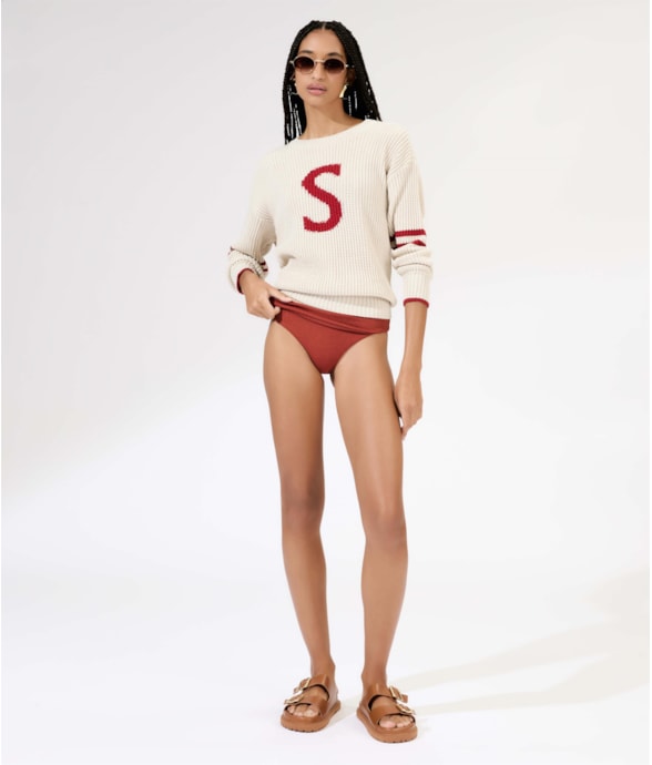 Sueter Tricot College Off White