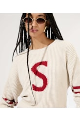 Sueter Tricot College Off White