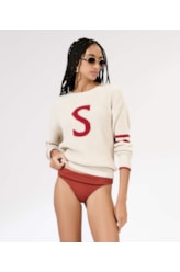 Sueter Tricot College Off White