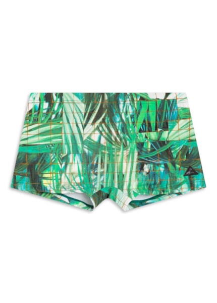 Sunga Infantil Boxer Barbados Verde Escuro