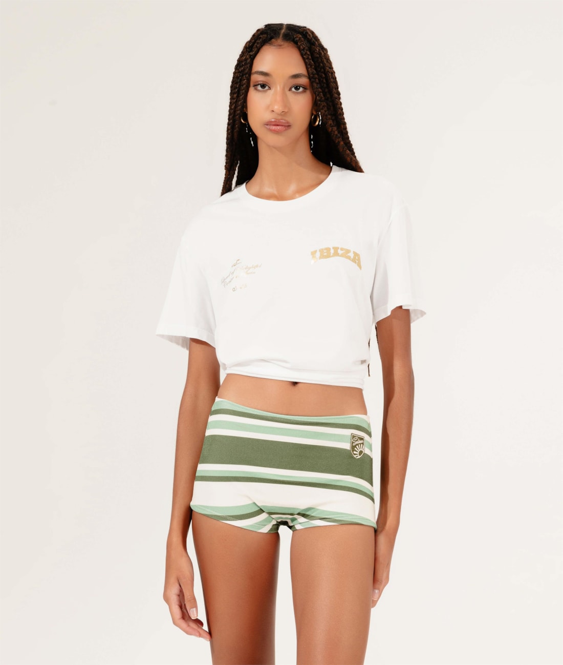 T-Shirt Boxi Ibiza Off White