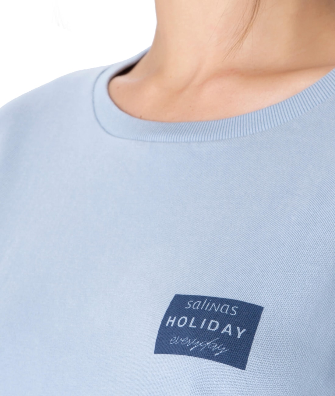 T-Shirt Holiday Algodão Silk Azul Claro
