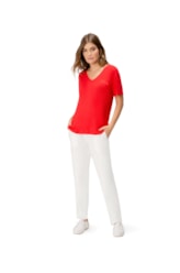 T-Shirt Holiday Decot Liz Vermelho