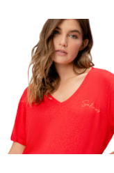T-Shirt Holiday Decot Liz Vermelho