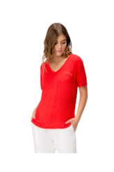 T-Shirt Holiday Decot Liz Vermelho