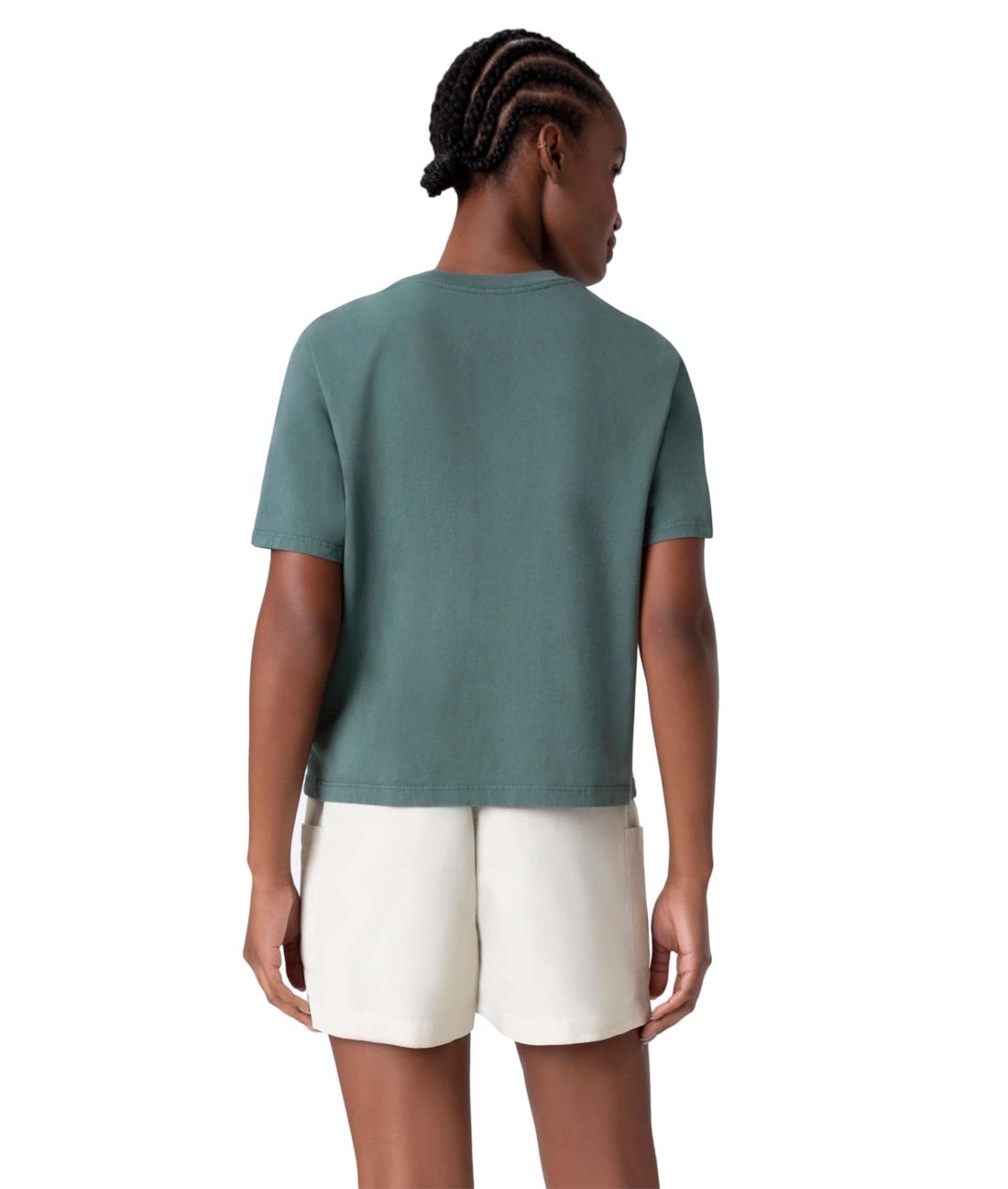 T-Shirt Holiday Garment Dye Verde Bandeira
