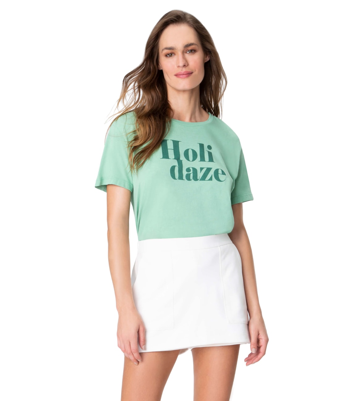 T-Shirt Holiday Holidaze Verde Agua