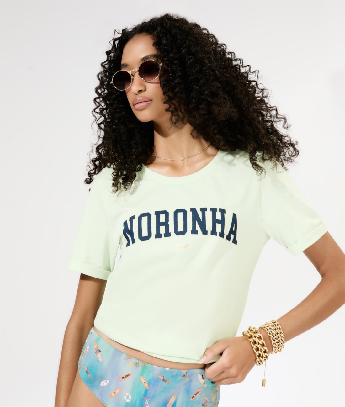 T-Shirt Noronha Verde Claro