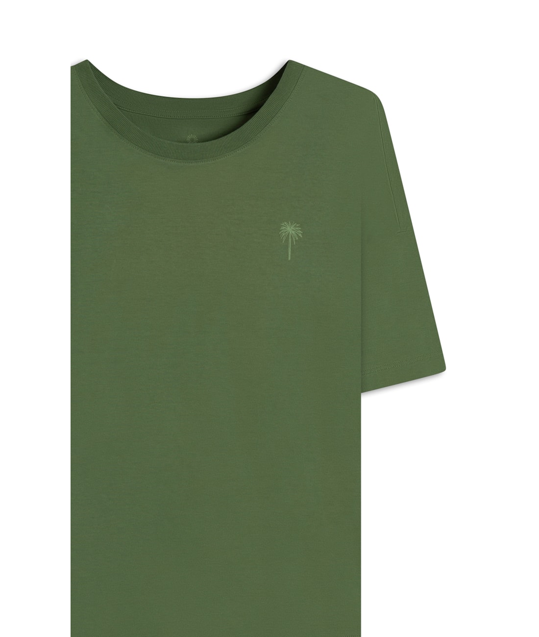 T-Shirt Over Palm Spring Verde Oliva