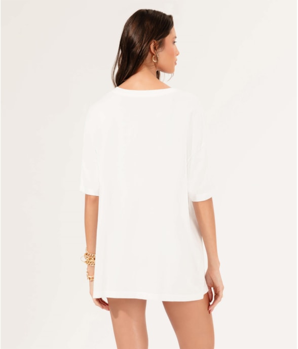 T-Shirt Oversized Martini Off White