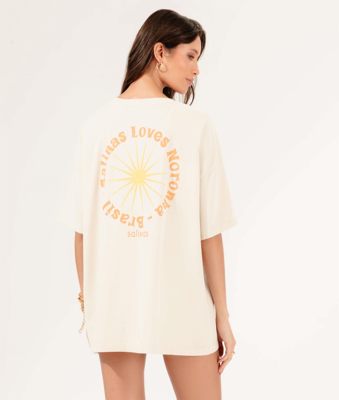 T-Shirt Oversized Noronha Natural