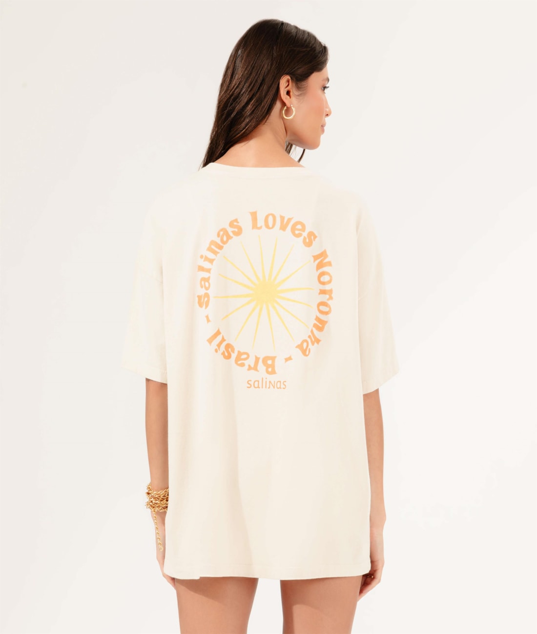 T-Shirt Oversized Noronha Natural