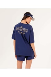 T-Shirt Sol Sal e Mar Marinho