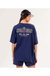 T-Shirt Sol Sal e Mar Marinho
