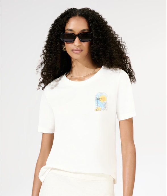 T-Shirt Surf Off White