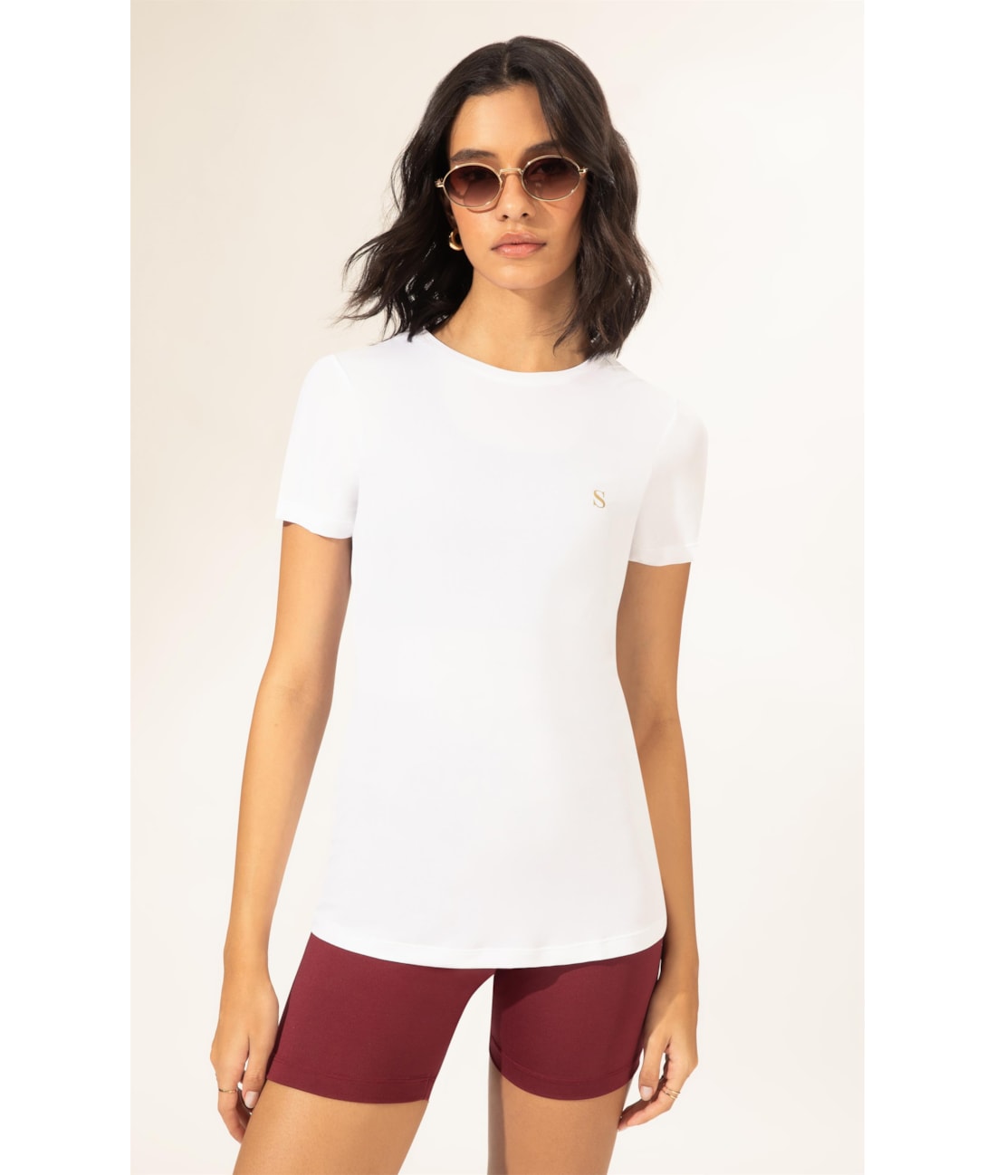 T-Shirt Wellness Basics Branco