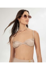 Top Bustiê Argolas Sunset Bege