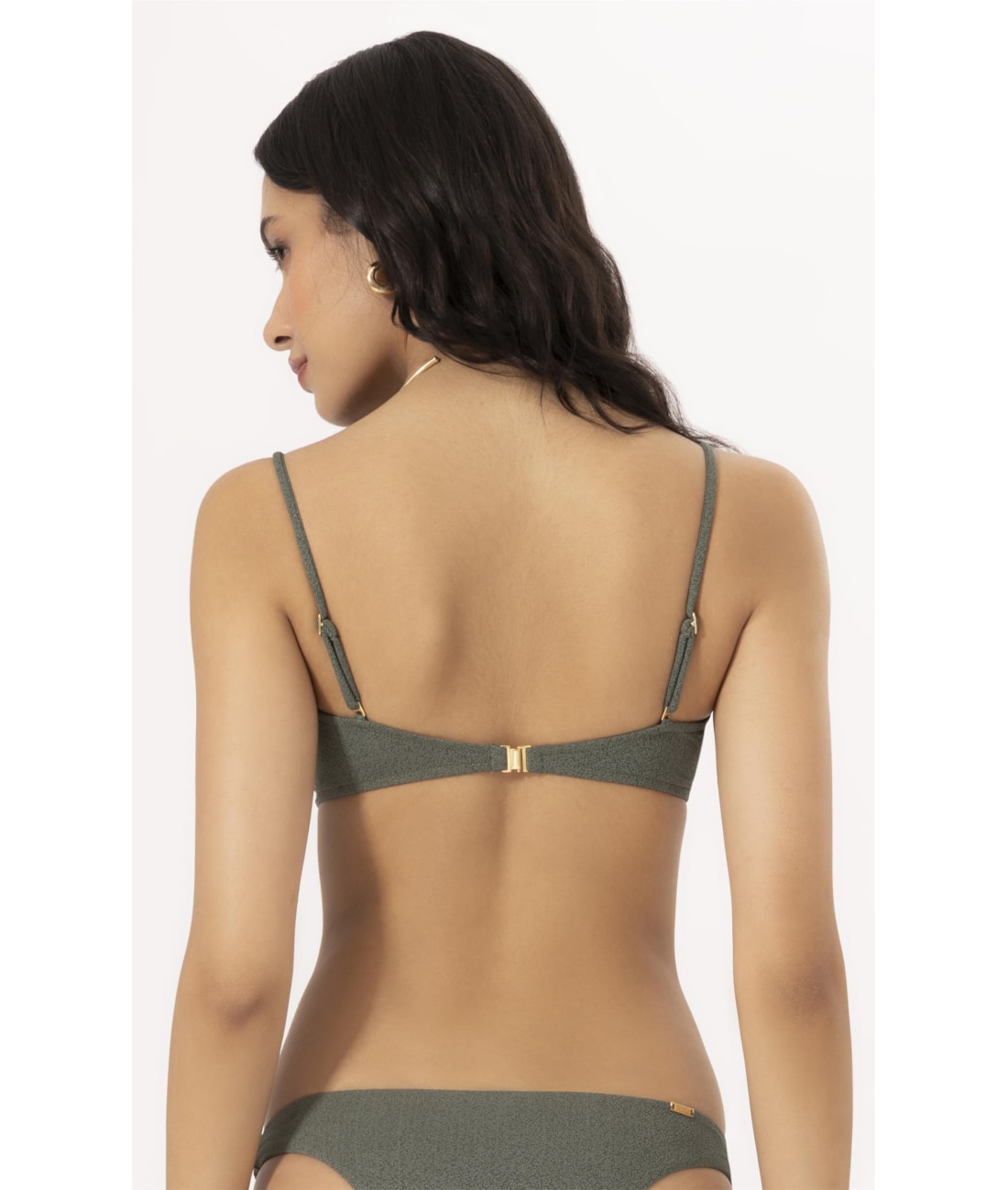 Top Bustiê Bobby Verde Militar