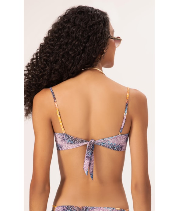 Top Bustiê Brushed Roxo