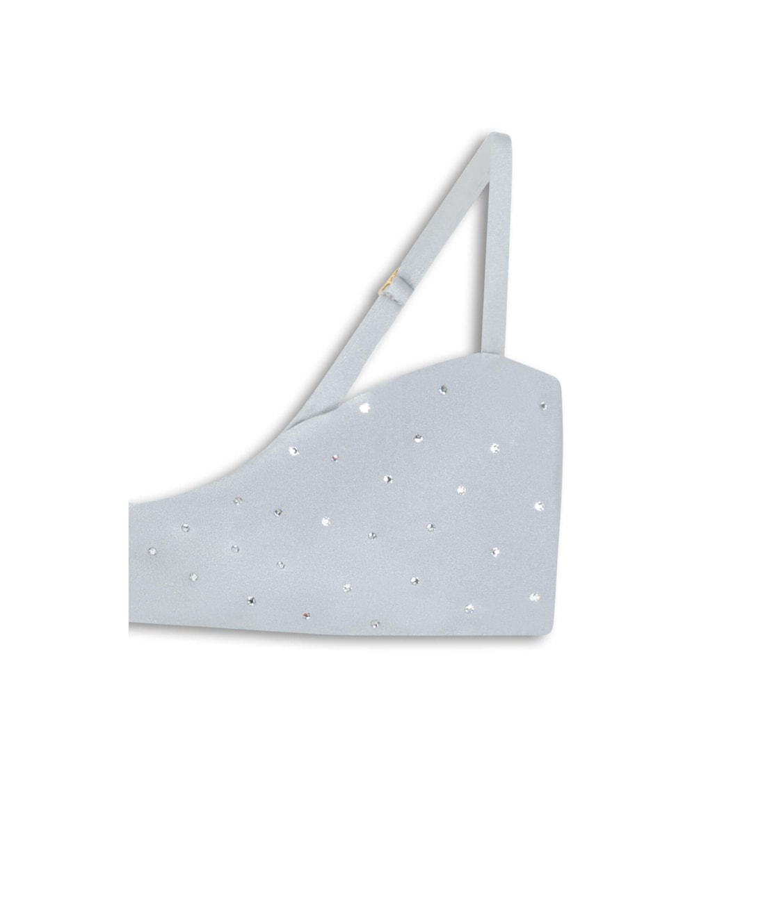 Top Bustiê Crystals By Swarovski Celebrate Cinza Claro