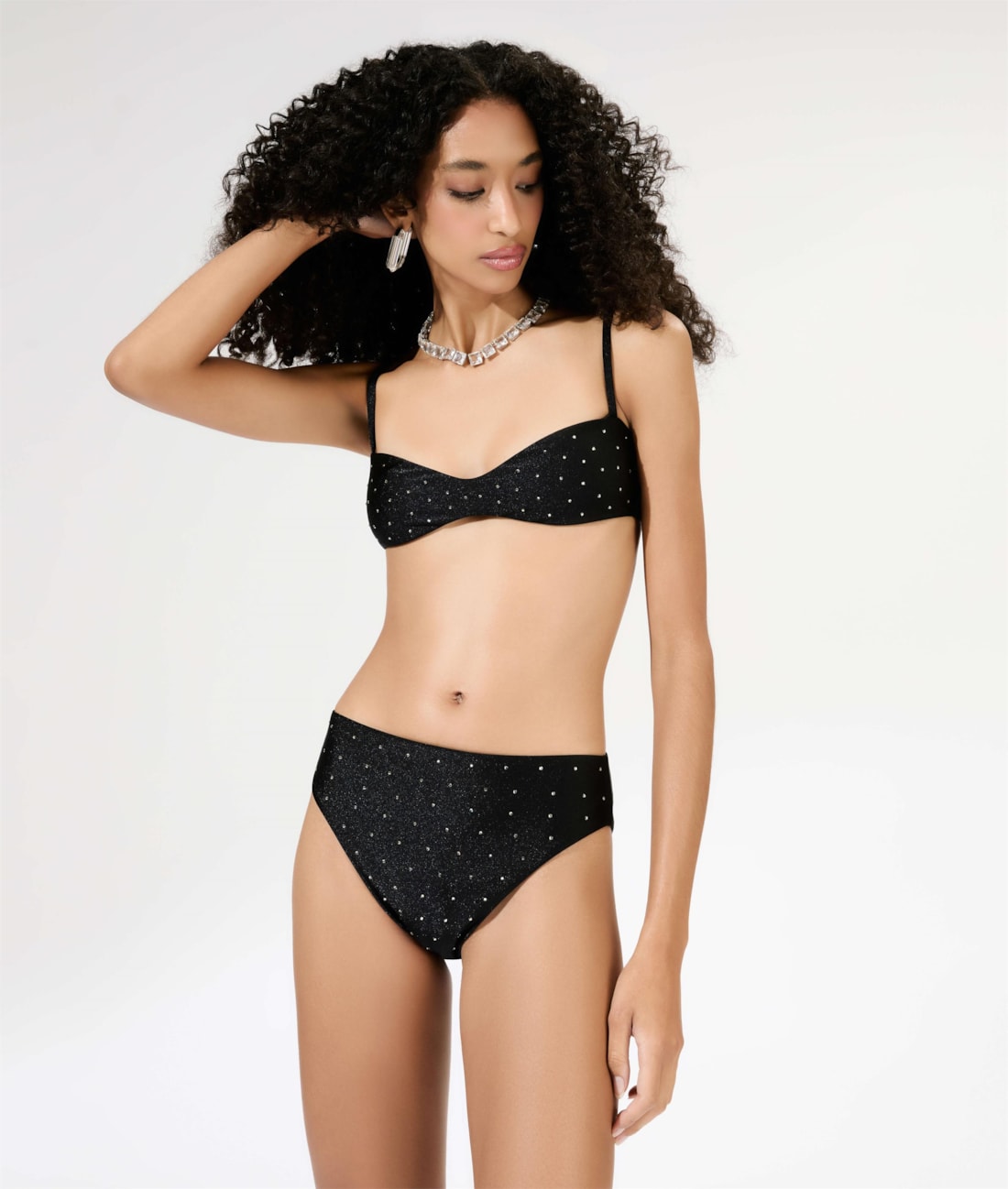 Top Bustiê Crystals By Swarovski Celebrate Preto