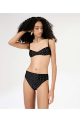 Top Bustiê Crystals By Swarovski Celebrate Preto