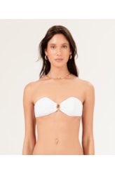 Top Bustiê Detalhe Dots Branco