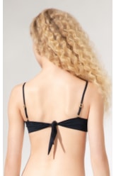 Top Bustiê Draping Preto
