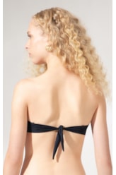Top Bustiê Draping Preto