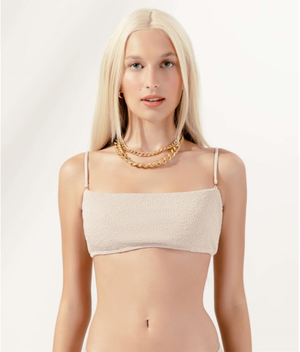 Top Bustiê Reto Waves Blush