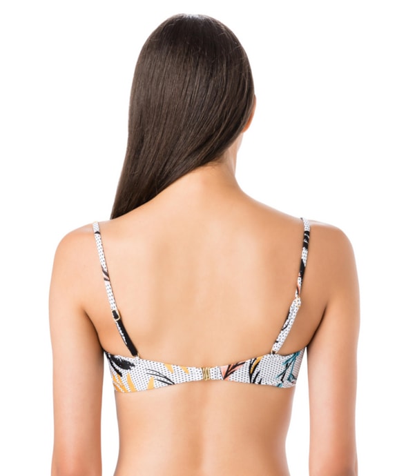 Top Bustiê Retrô Gloss Off White