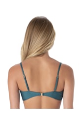 Top Bustiê Retrô Intimates Verde Escuro