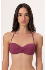 Top Bustiê Torcido Clássicos Mauve