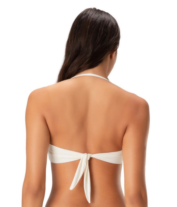 Top Bustiê Torcido Classicos Off White