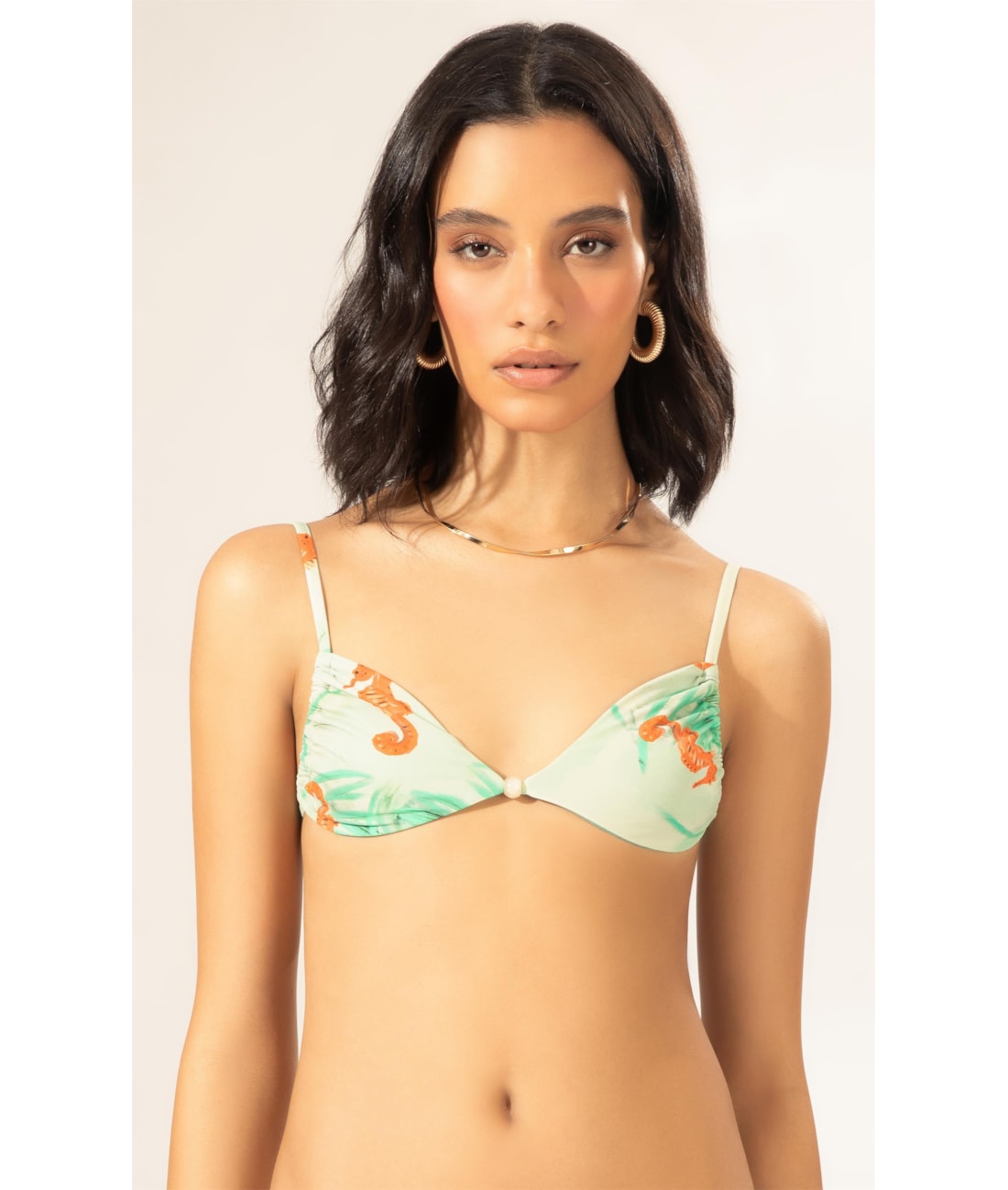 Top Canal Seahorse Verde Claro