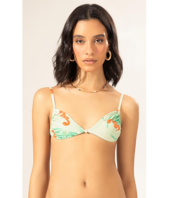 Top Canal Seahorse Verde Claro