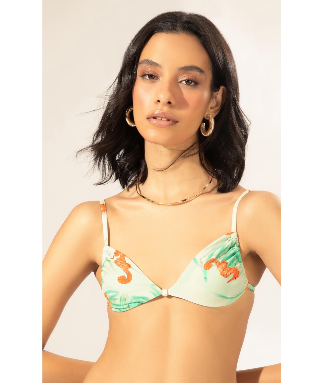 Top Canal Seahorse Verde Claro