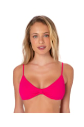 Top Com Anel Canelado Pink