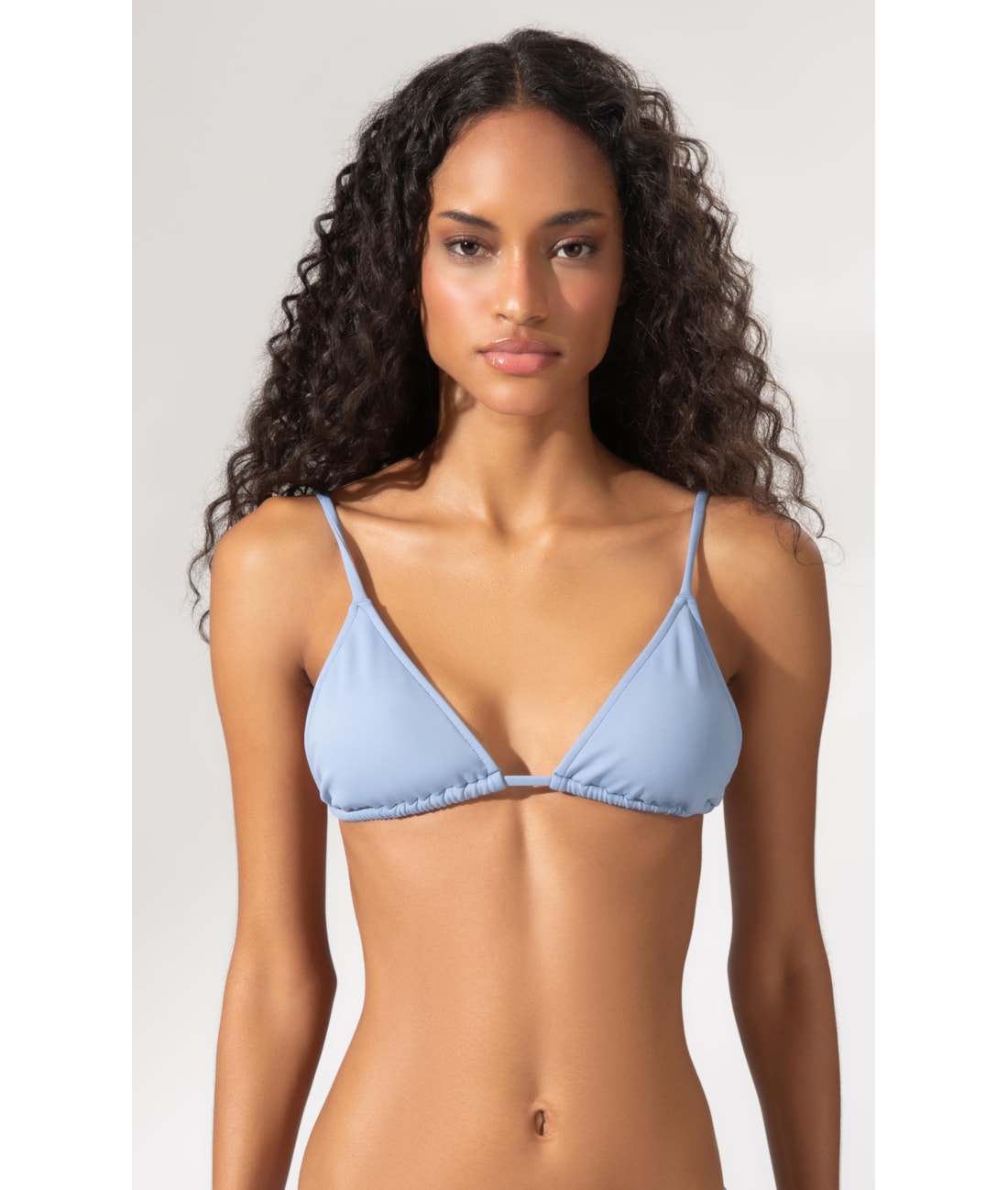 Top Cortininha Allure Azul Seco