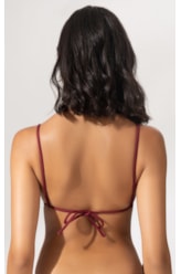 Top Cortininha Allure Bordeaux