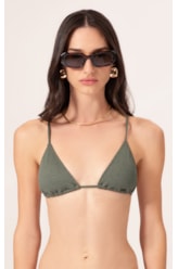 Top Cortininha Bobby Verde Militar