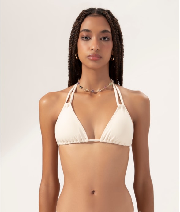 Top Cortininha Canal Pop Off White