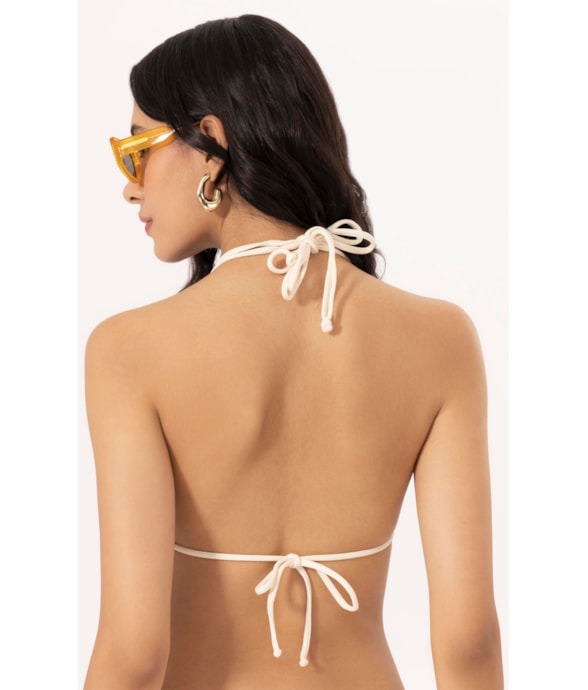 Top Cortininha Canal Pop Off White