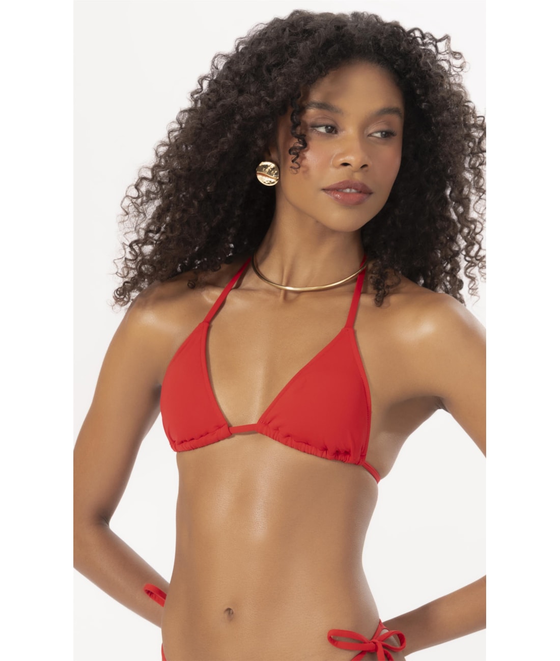 Top Cortininha Clássicos Vermelho