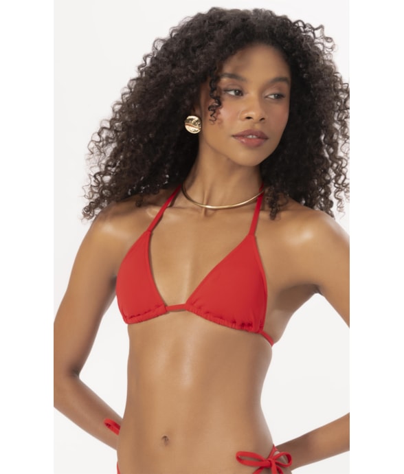 Top Cortininha Clássicos Vermelho