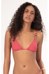 Top Cortininha Crepe Ocean Melancia
