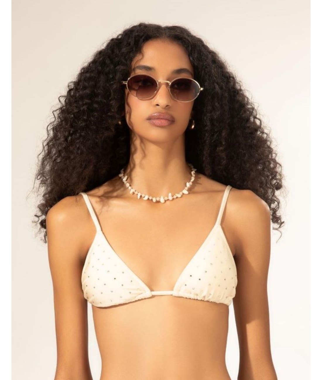 Top Cortininha Crystals By Swarovski Celebrate Off White