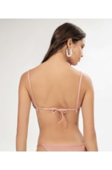 Top Cortininha Crystals By Swarovski Lumier Rosa Dusty