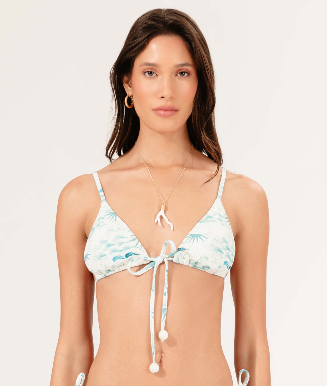 Top Cortininha Detalhe Costas La Mer Off White