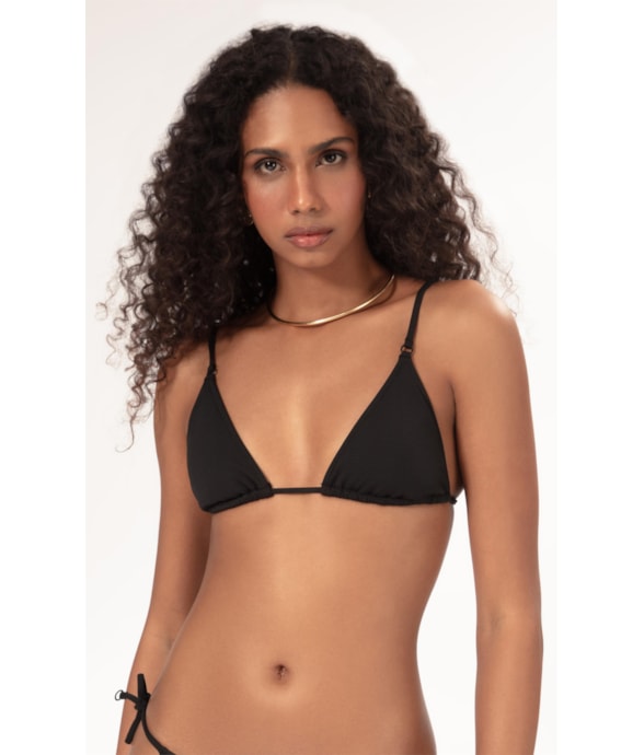Top Cortininha Essential Preto